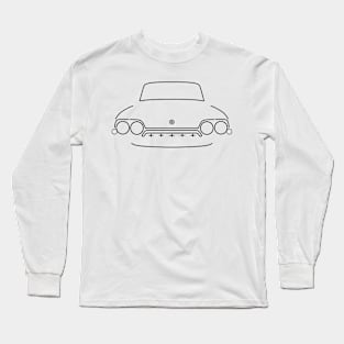 Consul 1960s British classic car black outline graphic Long Sleeve T-Shirt